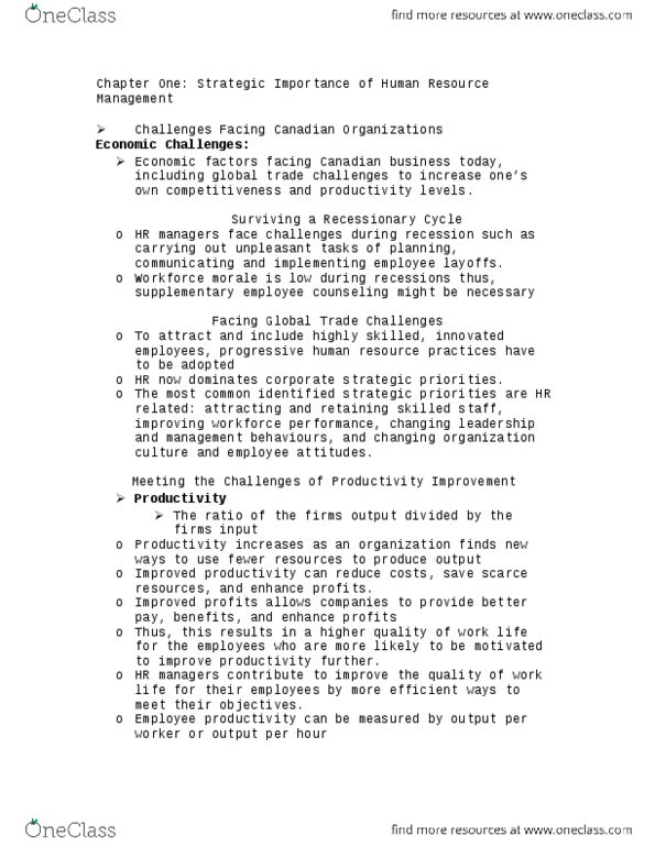 GMS 401 Chapter Notes - Chapter 1: Common Hardware Reference Platform, Paternalism, Contingent Work thumbnail