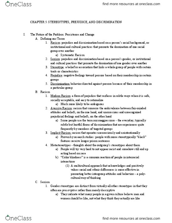 PSYC 3402 Chapter 5: Textbook Outline thumbnail