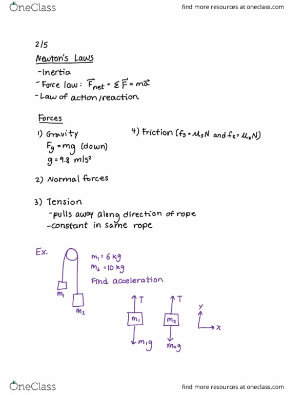 PHY 121 Lecture 5: Lecture_ Force and Motion II thumbnail