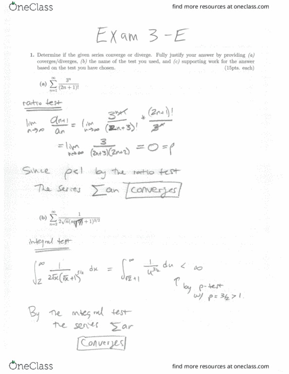 Study Guides For MATH 1552 At Georgia Institute Of Technology (GT ...