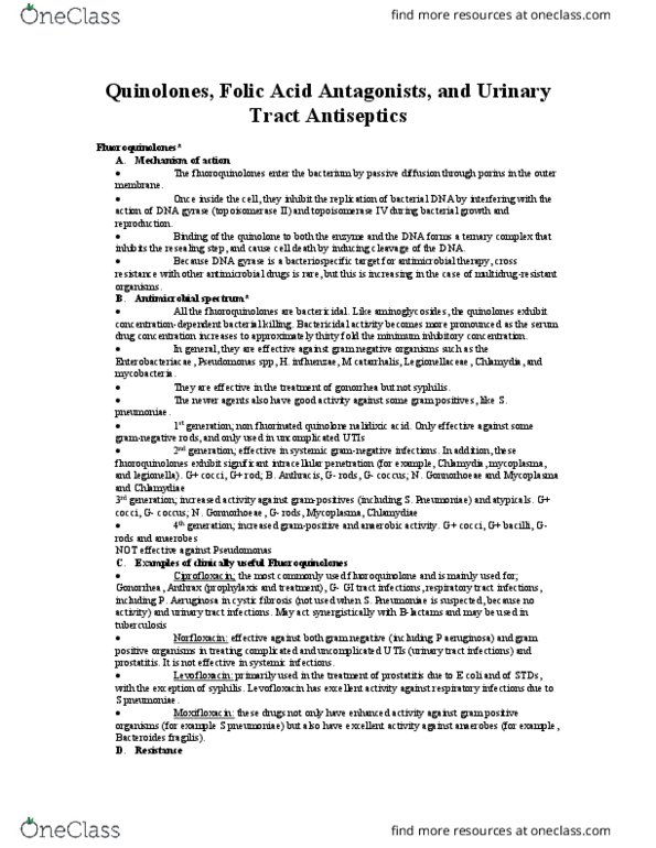 PSC 432 Chapter 33: Quinolones thumbnail