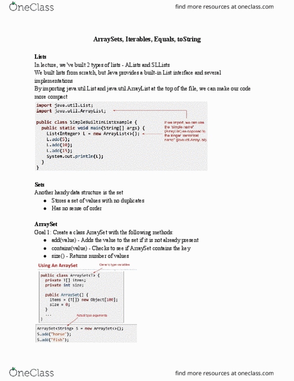 COMPSCI 61B Lecture Notes - Lecture 11: Key Size, Iterator, United Grand Lodge Of England thumbnail