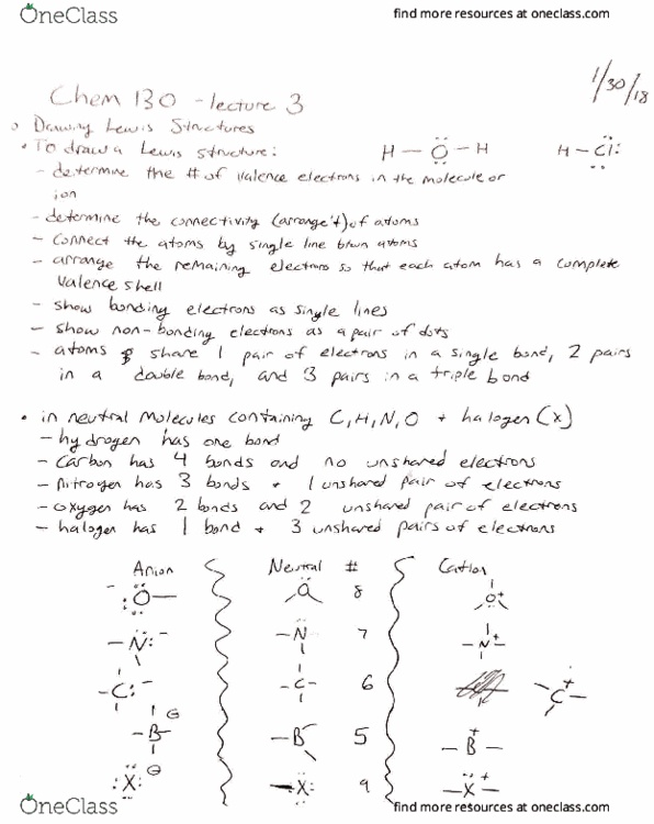 CHEM 130 Lecture 3: Lecture 3 thumbnail