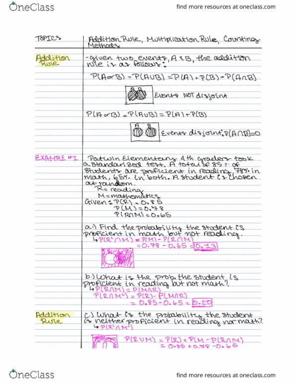 STA 32 Lecture 4: NOTES #4- STA thumbnail