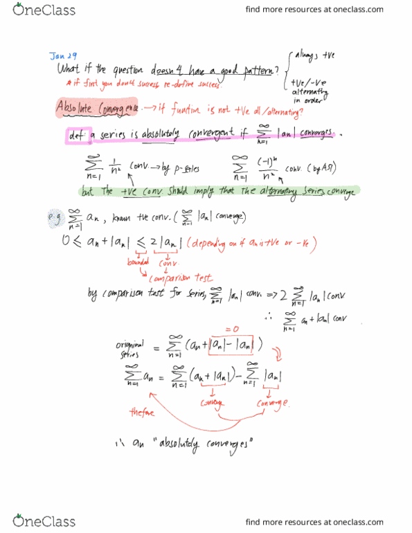 MATH 1ZB3 Lecture 9: 11.6 Absolute Convergence thumbnail