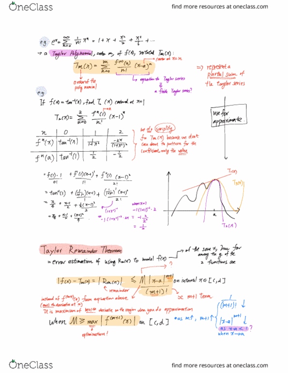 MATH 1ZB3 Lecture 12: 11.11 Taylor Polynomials thumbnail