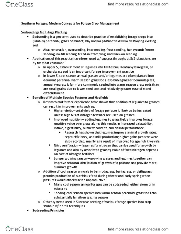 ANFS602 Chapter Notes - Chapter 13: Tillage, Lolium, Festuca thumbnail