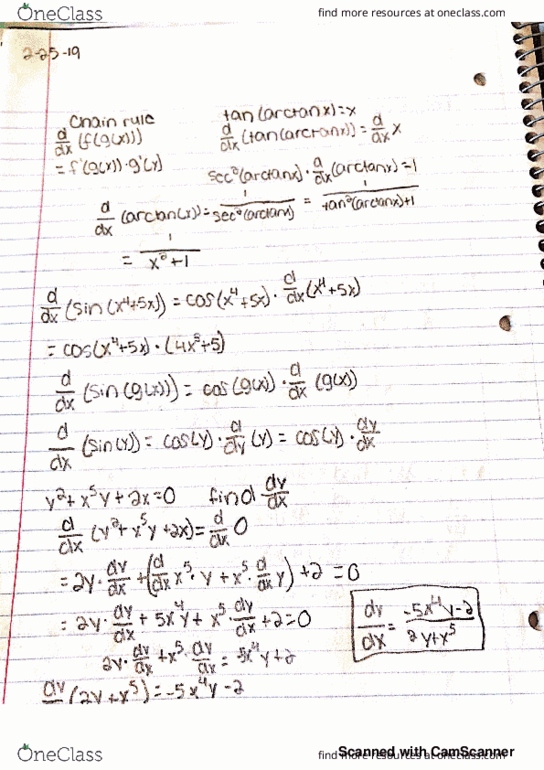 MATH 220 Lecture 19: derivatives cover image
