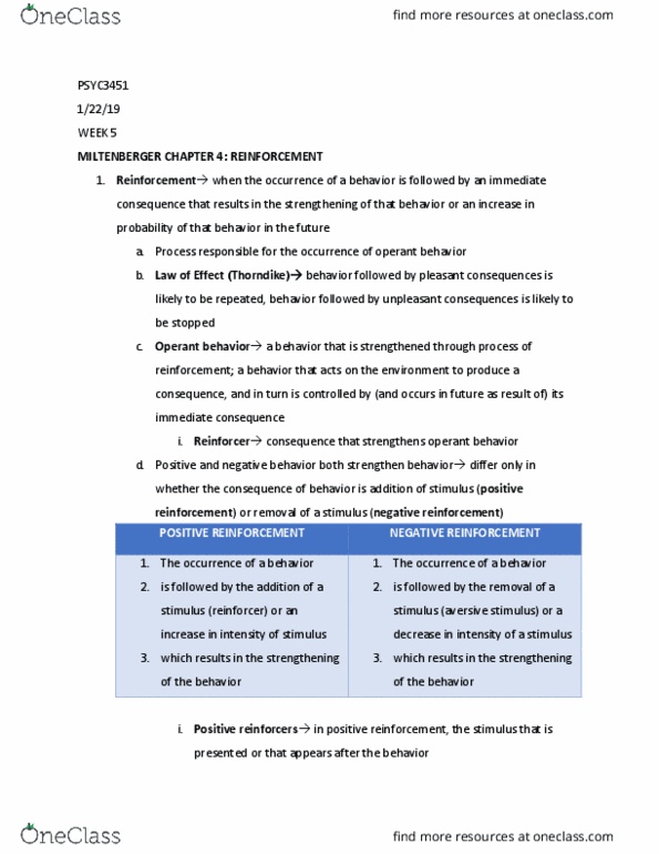 PSYC 3451 Lecture Notes - Lecture 6: Stimulus Control, Binary Relation, Automaticity thumbnail