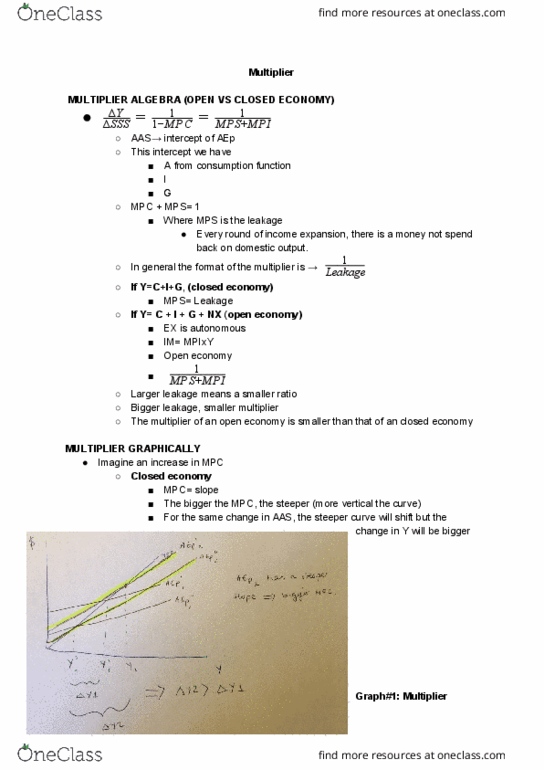 ECO102H1 Lecture Notes - Lecture 8: Autarky, Open Economy, Autonomous Consumption cover image