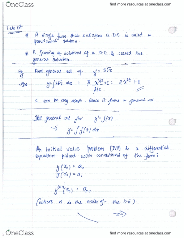 MATH101 Lecture Notes - Lecture 12: Rade People cover image