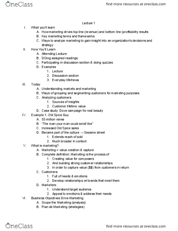 UGBA 10 Lecture Notes - Lecture 1: Zip Code, Psychographic, Girl Scouts Of The Usa thumbnail