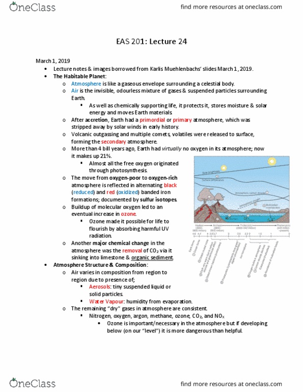EAS100 Lecture Notes - Lecture 24: Jet Stream, Axial Tilt, Barometer cover image