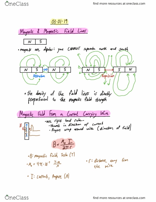 PHYSICS 1251 Lecture Notes - Lecture 24: Solenoid cover image