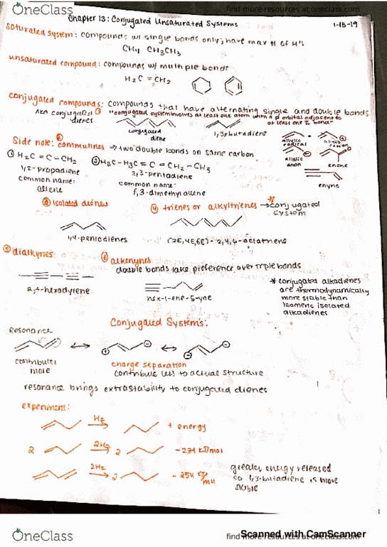 CHEM 2202 Lecture 1: Ch. 13 - Conjugated Unsaturated Systems thumbnail