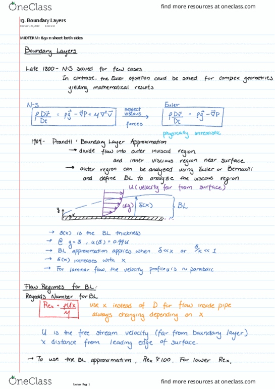 MEC E331 Lecture 13: 13. Boundary Layers thumbnail