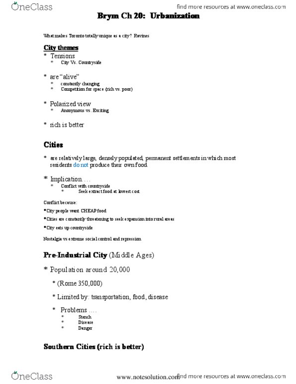 SOCA02H3 Lecture : Lecture Note for week 11 Urbanization thumbnail