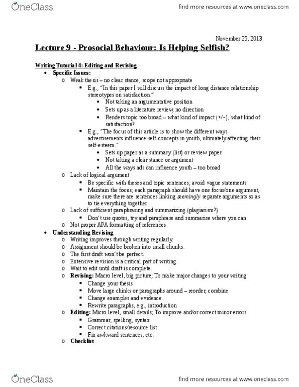 PSY220H1 Lecture Notes - Lecture 9: Gartner, Town Crier, Natural Disaster thumbnail