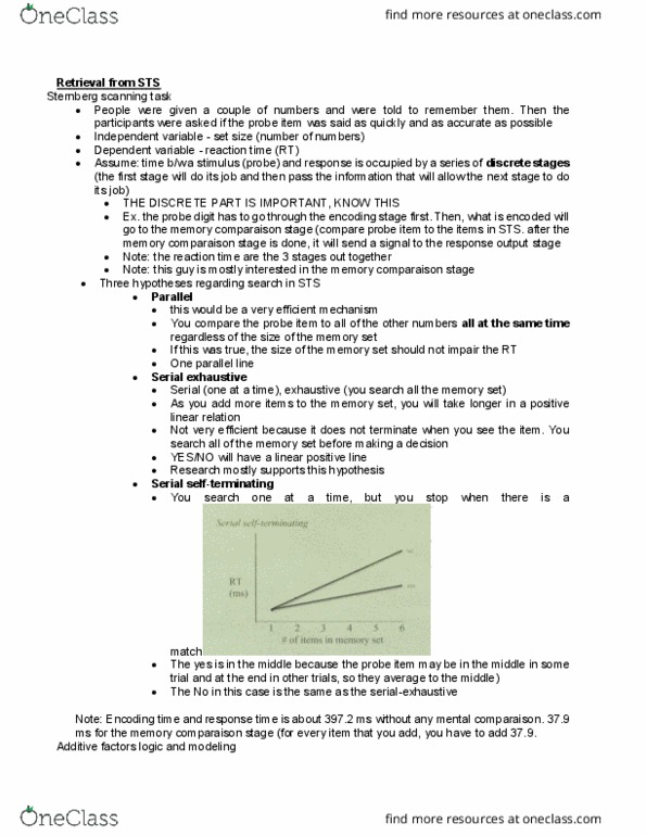 PSYC 2700 Lecture Notes - Lecture 7: Dependent And Independent Variables, Endel Tulving thumbnail