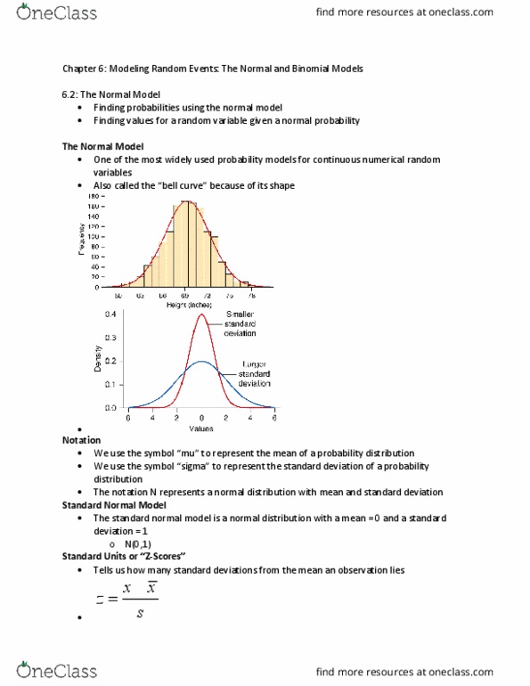 MATH 10041 Lecture Notes - Lecture 17: Standard Deviation, Random Variable thumbnail