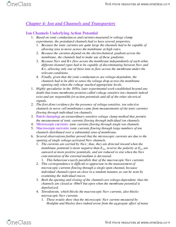 PSYCH 3BN3 Chapter Notes - Chapter 4: Serca, Tetrodotoxin thumbnail