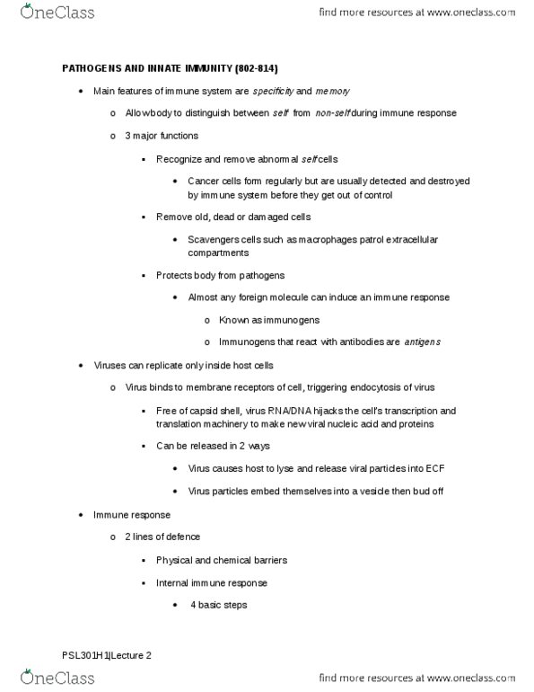 PSL301H1 Chapter Notes -Connective Tissue, Apoptosis, Complement System thumbnail