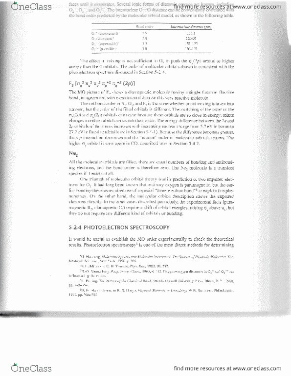 CHEM 230 Chapter Notes -Fine Structure, Lexisnexis, Bond Order thumbnail