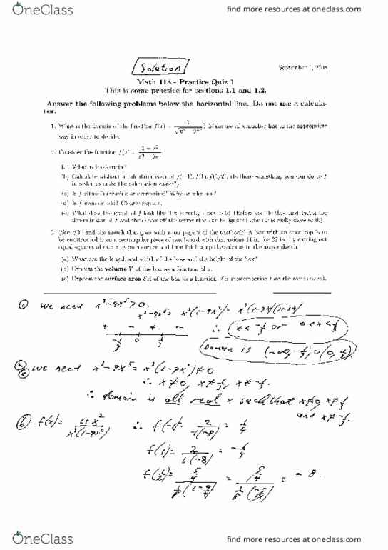 math 113 homework solutions