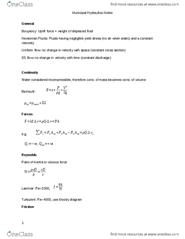 CIVE 4307 Lecture Notes - Impeller, Water Hammer, Cavitation thumbnail