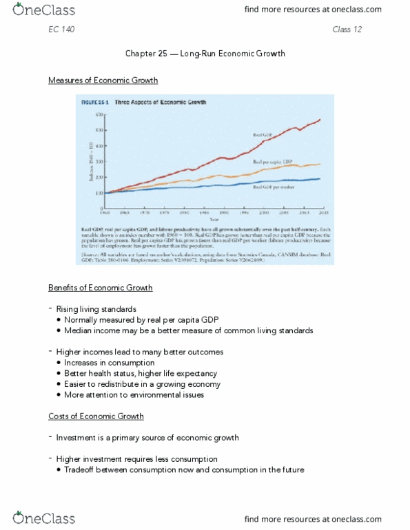 EC140 Lecture Notes - Lecture 12: Longrun, Balanced-Growth Equilibrium, Structural Unemployment thumbnail
