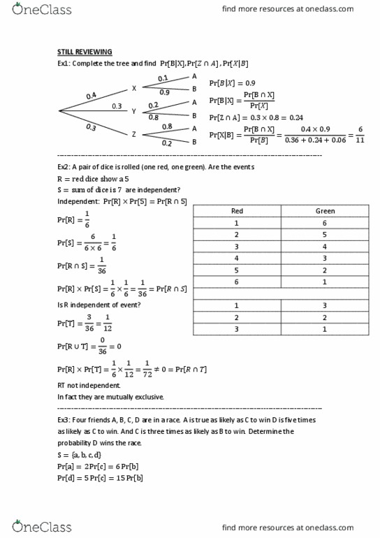 Mathematics 1228A/B Lecture Notes - Lecture 23: Sample Space, Yottabyte thumbnail