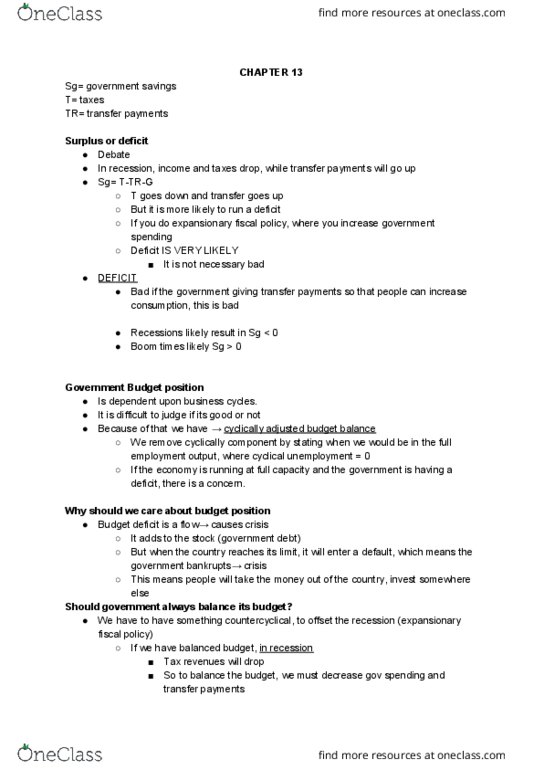 ECO102H1 Lecture Notes - Lecture 10: Excess Reserves, Fiat Money, Unemployment cover image