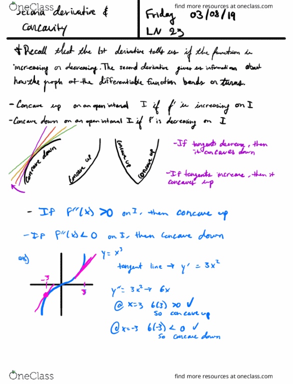 MAT 21A Lecture Notes - Lecture 27: Qoph, Inflection cover image