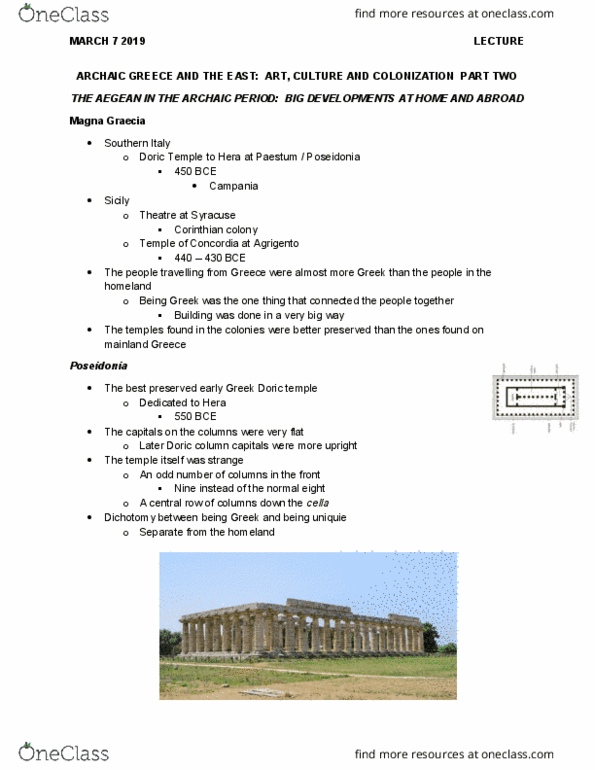 Classical Studies 3903 Lecture 19: Classical Studies 3903 Lecture Notes March 7 2019 thumbnail