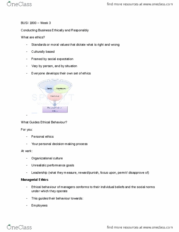 BUSI 1800 Lecture Notes - Lecture 3: Cheque, Human Resource Management, Price Gouging thumbnail