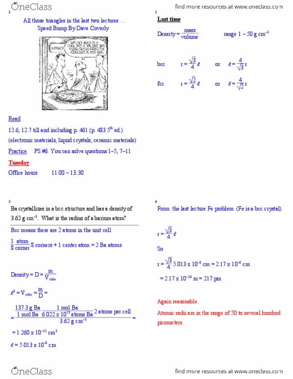 CELL445 Chapter Notes -Sodium Chloride, Problem Set, Ionic Radius thumbnail