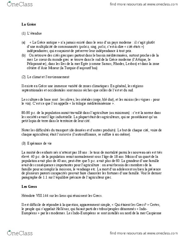 POL 2501 Lecture Notes - Formant, Lefkandi, Coteaux Du Layon thumbnail