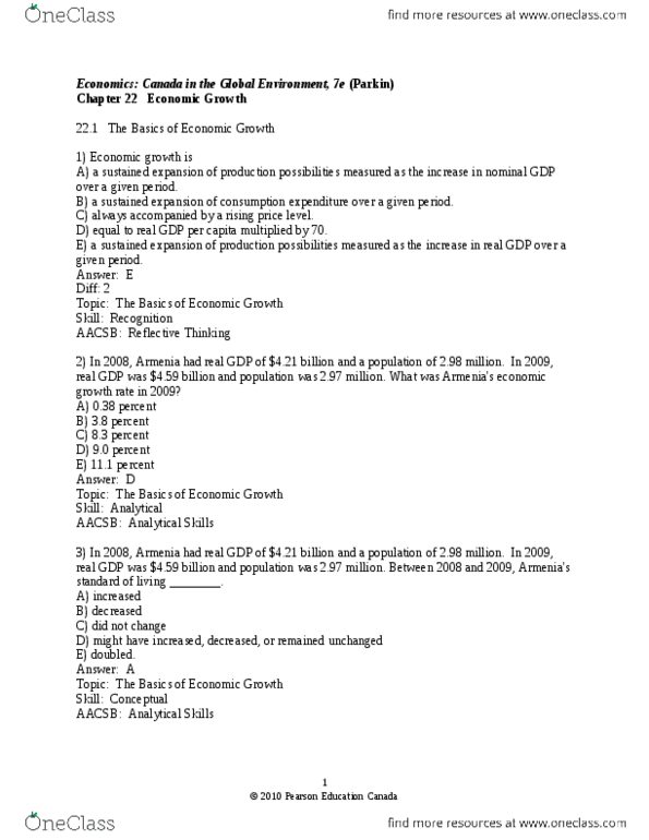 PSYC 3420 Lecture Notes - Marginal Product, Potential Output, Production Function thumbnail