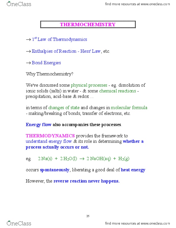 CHEM 1E03 Chapter Notes -Gibbs Free Energy, Calorimeter, Compressed Fluid thumbnail