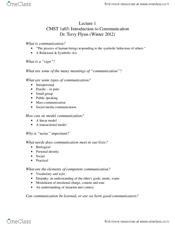 CMST 1A03 Lecture : Flynn 1a03_2012_LECT_1.revised CMST 1A03 (1).docx thumbnail