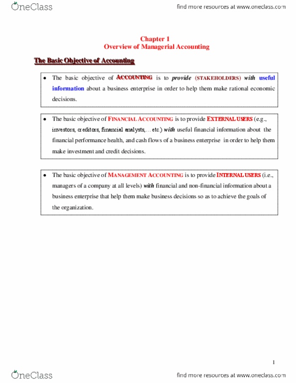 COMMERCE 2AB3 Chapter Notes - Chapter 1: Cash Flow Statement, Income Statement, Income Tax thumbnail