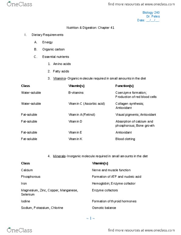 BIOL 240W Lecture Notes - Portal Vein, Gastrointestinal Tract, Hepatic Veins thumbnail