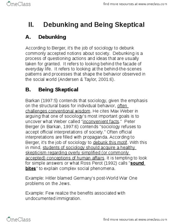 SOCY 3391 Lecture Notes - Barkan, Gang Of Youths, Operational Definition thumbnail
