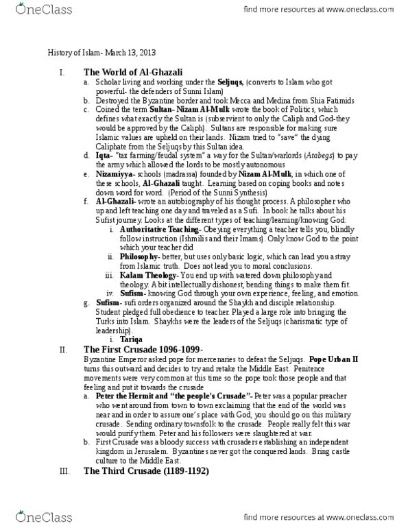 HIST4150 Lecture : Islam Notes_2.docx thumbnail