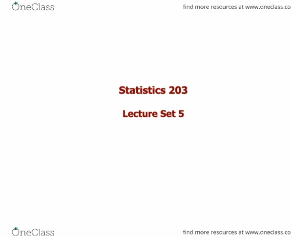 STAT 203 Lecture Notes - Null Hypothesis, Confidence Interval, Statistical Significance thumbnail