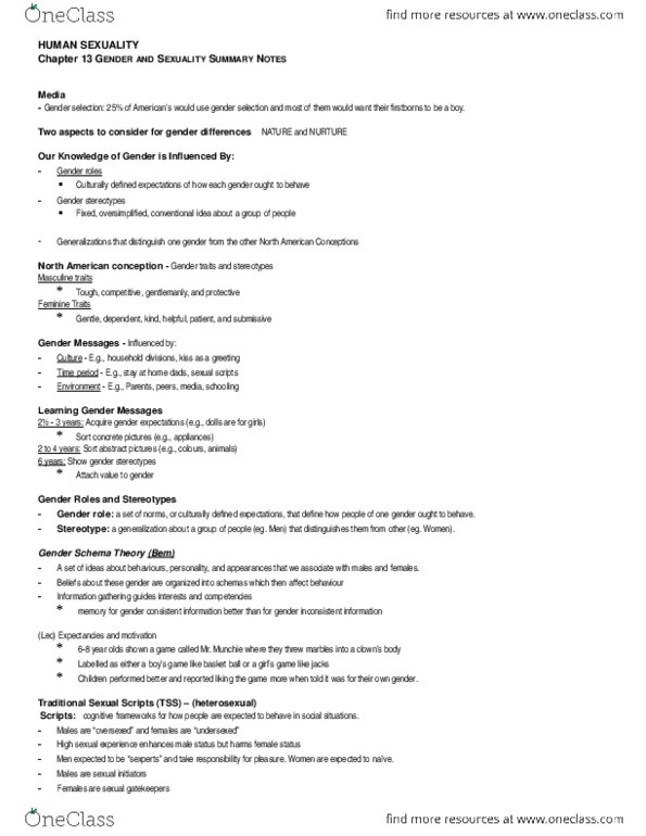 Psychology 2075 Chapter Notes - Chapter 13: Ender Wiggin, Photoplethysmogram, Hysterectomy thumbnail