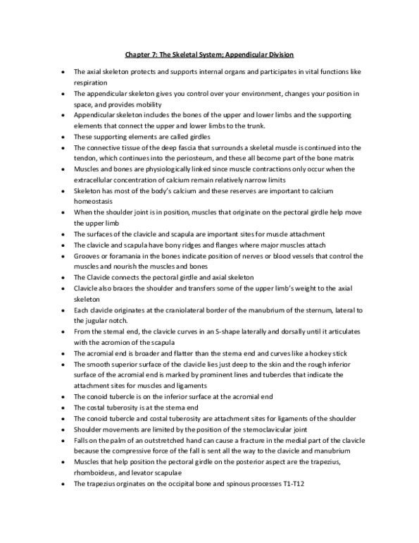 PEDS100 Lecture : The Appendicular Division of the Skeletal System thumbnail