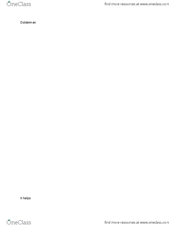 GGR205H1 Dolderman.docx OneClass