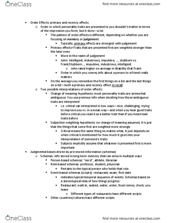 L33 Psych 315 Lecture Notes - Lecture 12: Silent Majority, Decision Rule, Nerd thumbnail