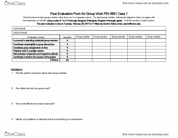 HIST 1402 Lecture 12: Peer Evaluation Form For FIN 3861 Spring 2017 Case 1(1) thumbnail